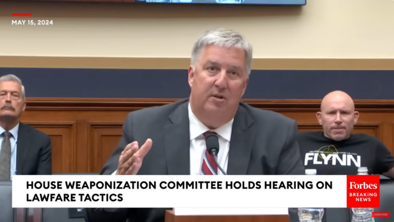 Jim Trusty Congressional Testimony: Hearing on Lawfare Tactics